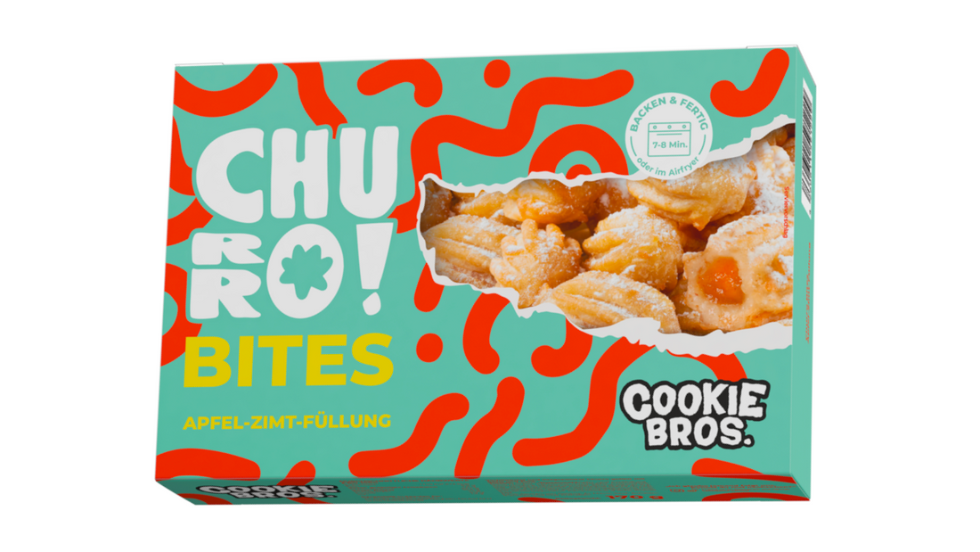 Cookie Bros: Churro Bites mit Apfel Zimt Füllung
