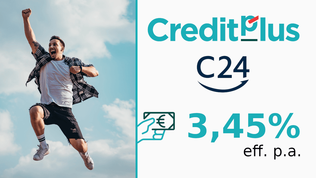Creditplus Tagesgeld mit 3,45% Zinsen – Clever Sparen im Jahr 2024