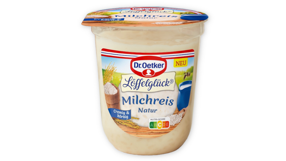 Dr. Oetker Löffelglück Milchreis Natur ab Juni 2024