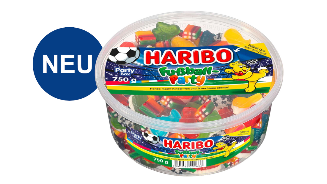 Haribo Fußball-Party Dose passend zur EM 2024