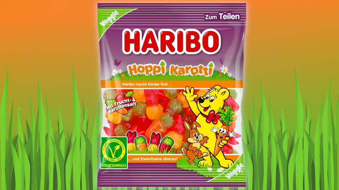 Haribo Hoppi Karotti Gummibärchen - Neue Sorte zu Ostern 2024