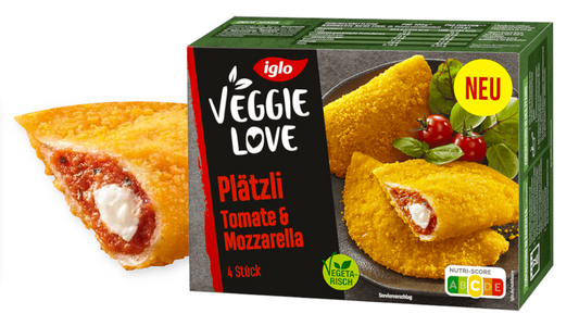 Iglo Plätzli Tomate & Mozzarella: Die Neuheit für Veggie-Liebhaber