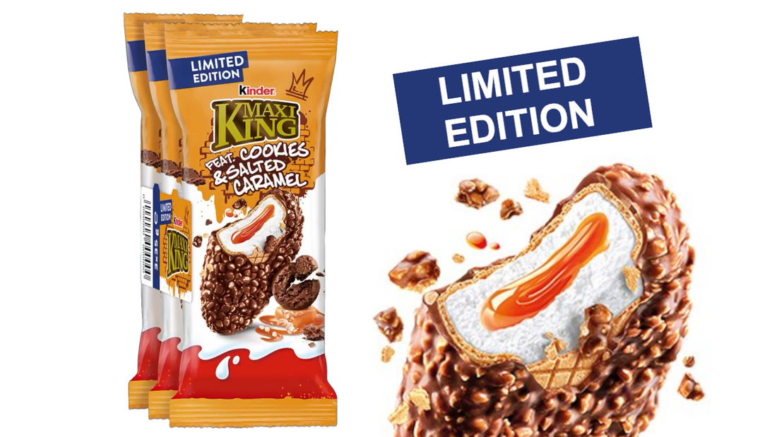 Kinder Maxi King Cookies & Salted Caramel: Ab Sommer 2024