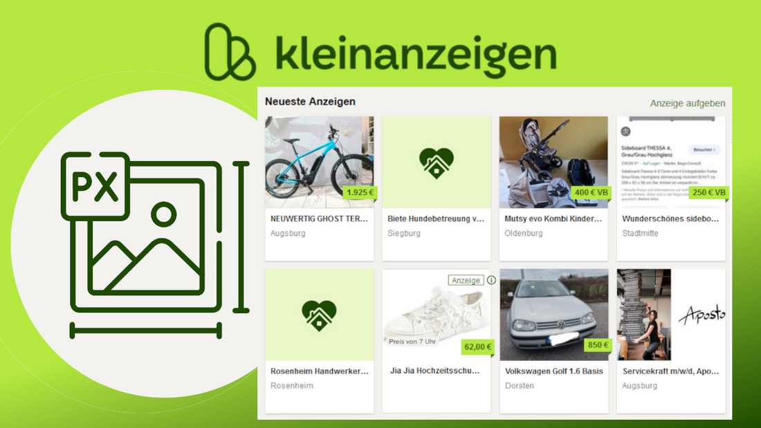 Welches Bildformat ist für Kleinanzeigen-Inserate zu empfehlen?