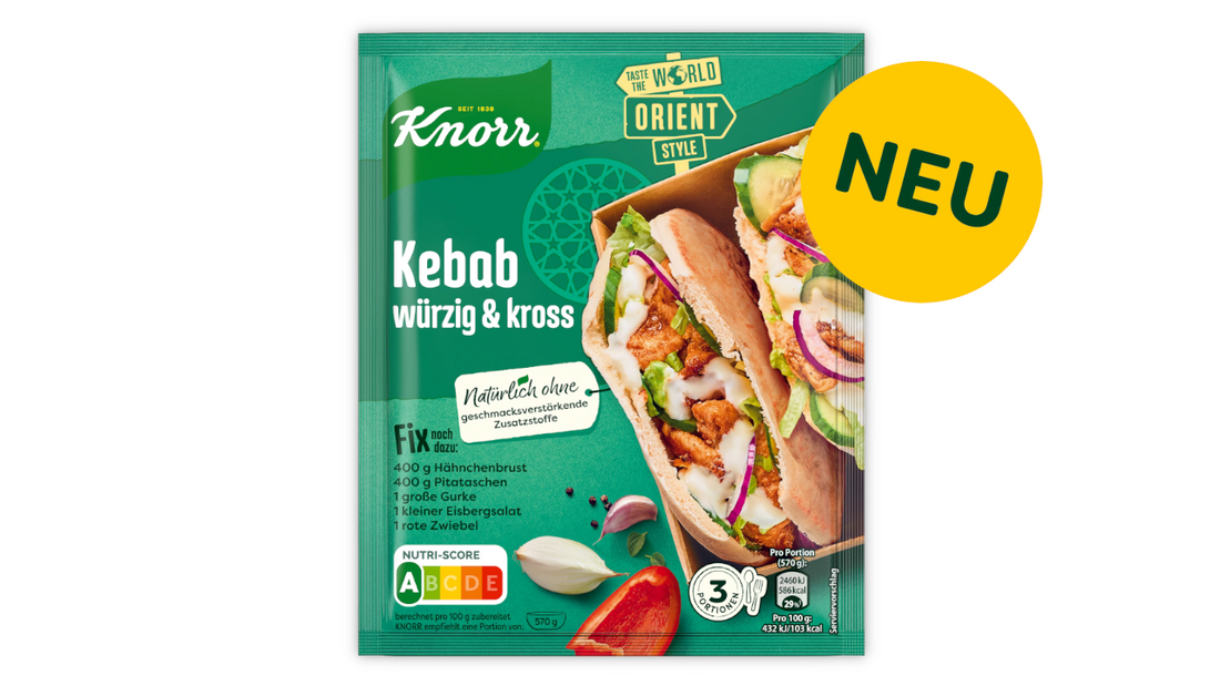 Knorr Fix Kebab – Gewürzmischung für Dönerfleisch