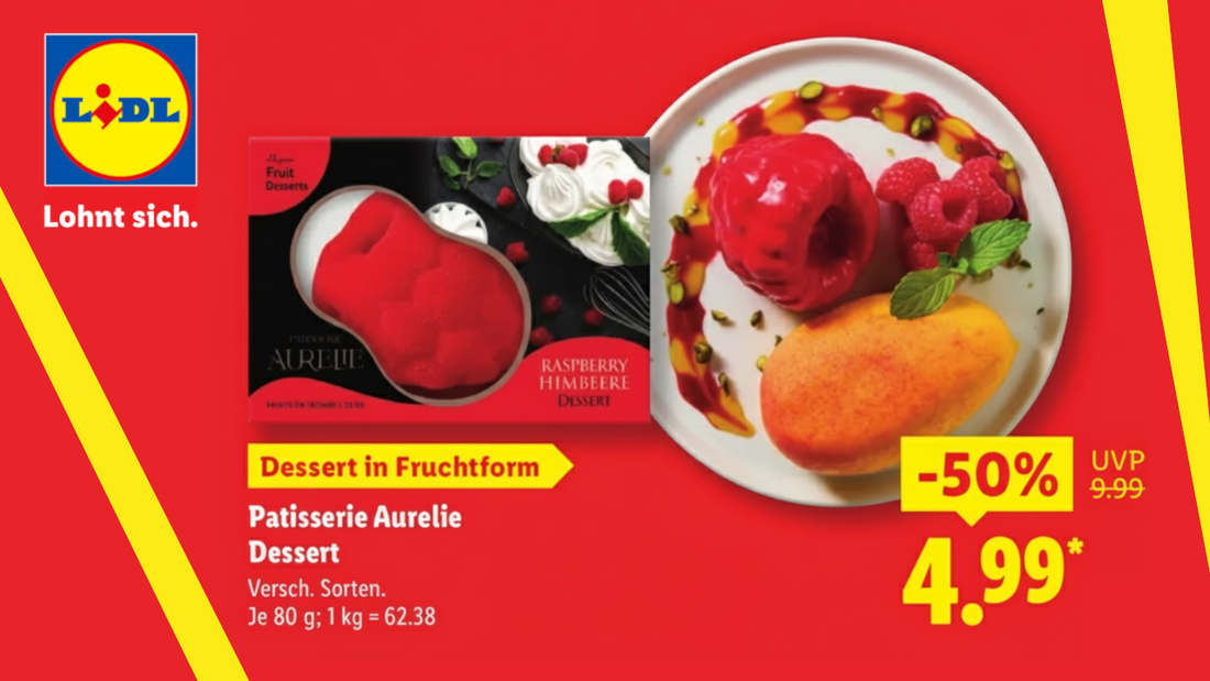 Lidl Patisserie Aurelie Dessert: Die viralen Früchte sind da!