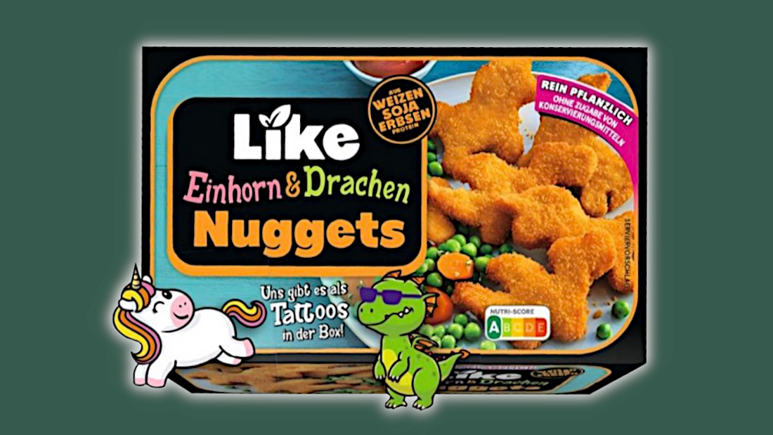 Like Meat: Einhorn & Drachen Nuggets - Vegane Alternative für Kinder