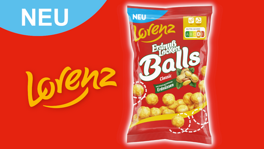 Lorenz Erdnusslocken Balls: Neue Form, Gleicher Geschmack
