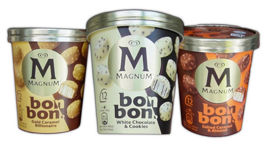 Magnum: BonBon Eis-Pralinen / Eiskonfekt in 3 neuen Sorten
