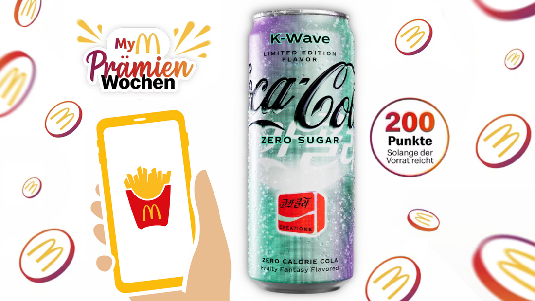 McDonald's: Exklusive Coca-Cola K-Wave Dose in App Prämienwoche 