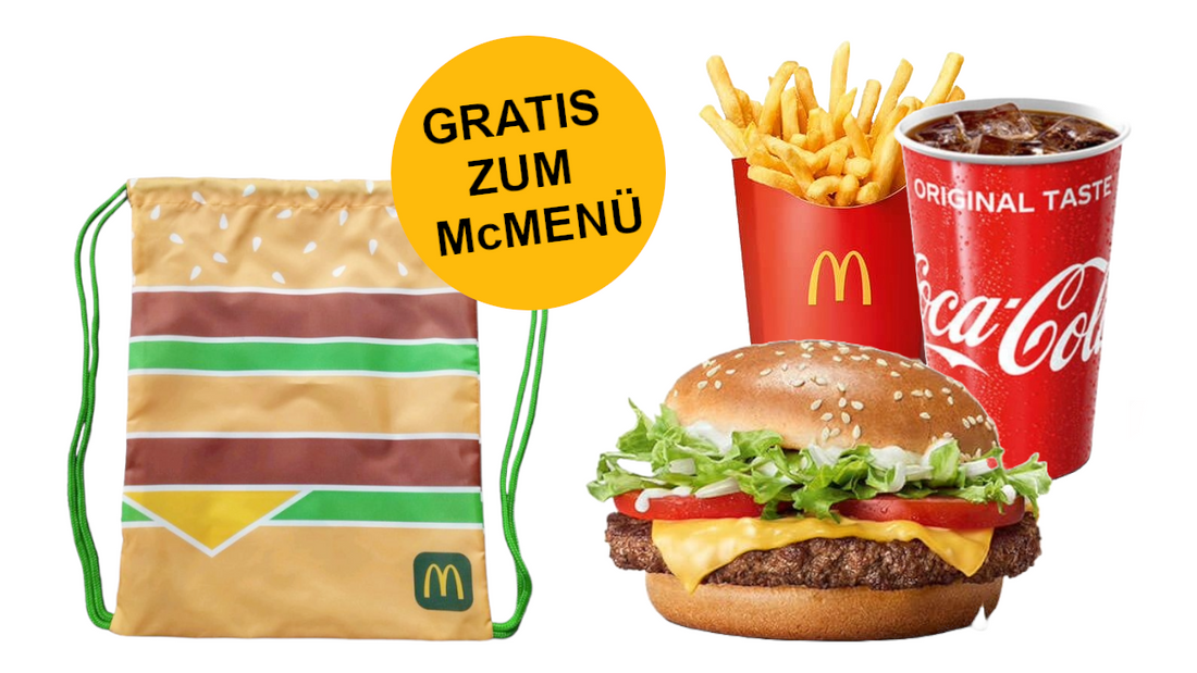 McDonald's: Big Mac Turnbeutel im Burger Design 2024