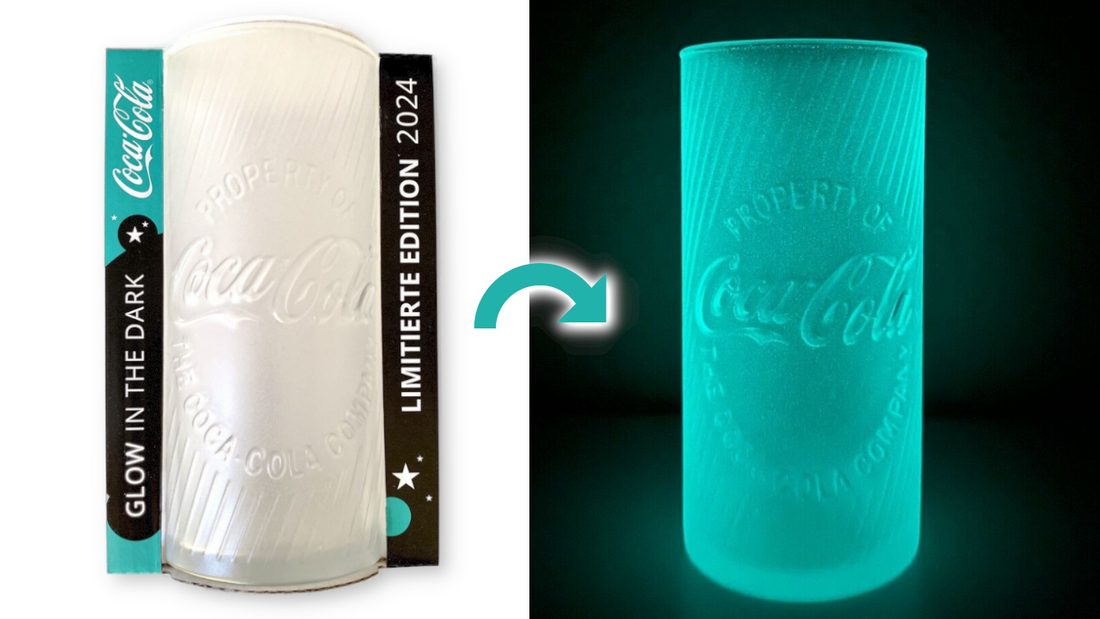 McDonald's Coca-Cola Glas 2024: Glow in the Dark Limited Edition