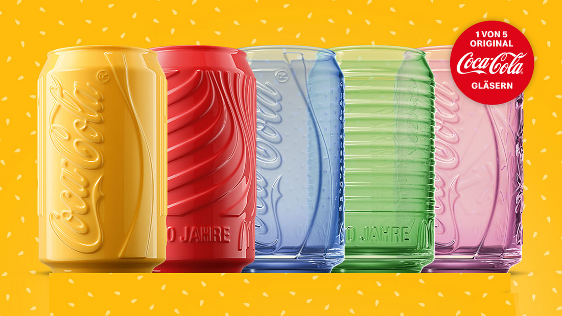 McDonald's 20 Jahre Coca-Cola Gläser – Jetzt gratis zum McMenü