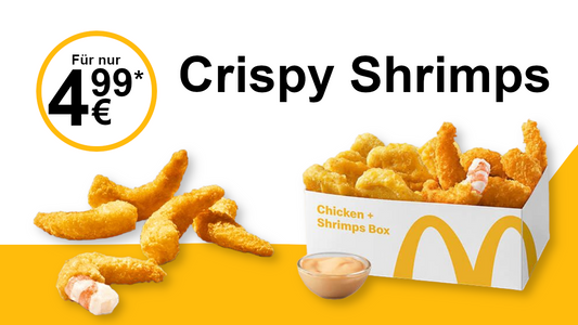 McDonald's Crispy Shrimps sind zurück im Januar 2024