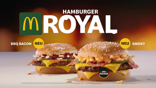 Neu bei McDonald's: Hamburger Royal BBQ Bacon und Smoky