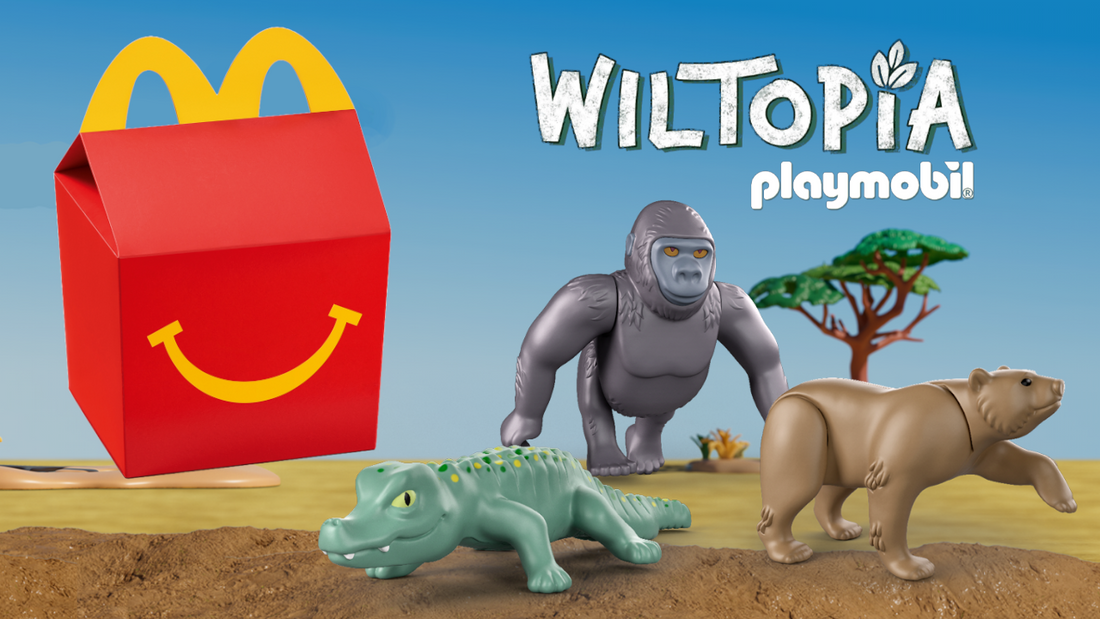 McDonald's: Playmobil Wiltopia im Happy Meal nachhaltiges Spielzeug