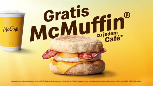 McDonald's: Gratis McMuffin zum Frühstück sichern! So einfach geht's