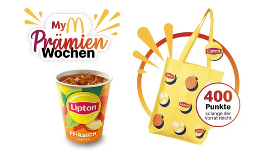 McDonald's Lipton Eistee Tasche ab 21. Mai 2024 - Sommer Feeling