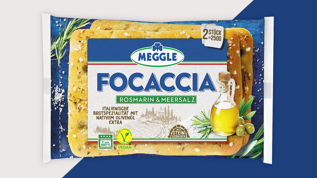 Meggle Focaccia Rosmarin & Meersalz - Neue Grillbeilage 2024