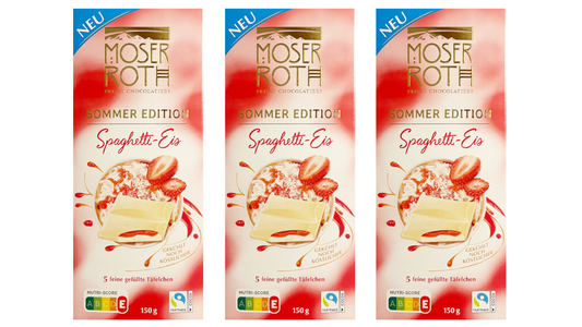 Aldi: Moser Roth Spaghetti Eis Schokoladentafeln - Sommer Edition 2024