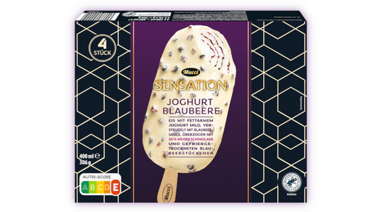 Aldi: Mucci Sensation Joghurt-Blaubeere Eis – beliebte Eissorte