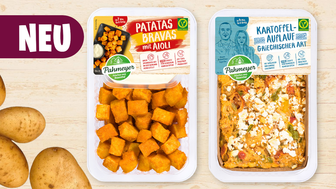 Pahmeyer: Patatas Bravas mit Aioli & Kartoffelauflauf Griechischer Art