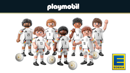 EDEKA feiert die EM 2024: DFB-Team als Playmobil-Figuren