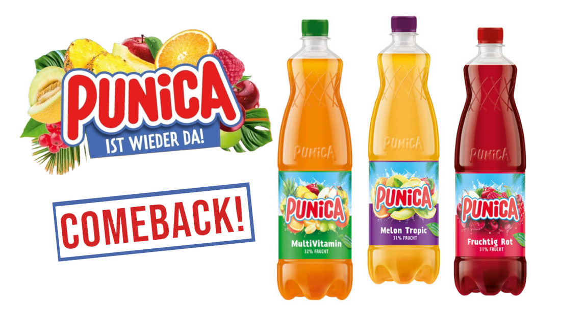 Punica Saft feiert Comeback 2024 mit drei Sorten in Deutschland