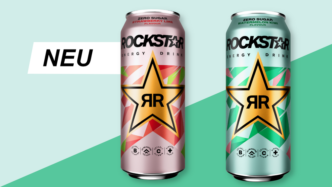 Rockstar Energy Drink neue Sorten Strawberry Lime & Watermelon Kiwi