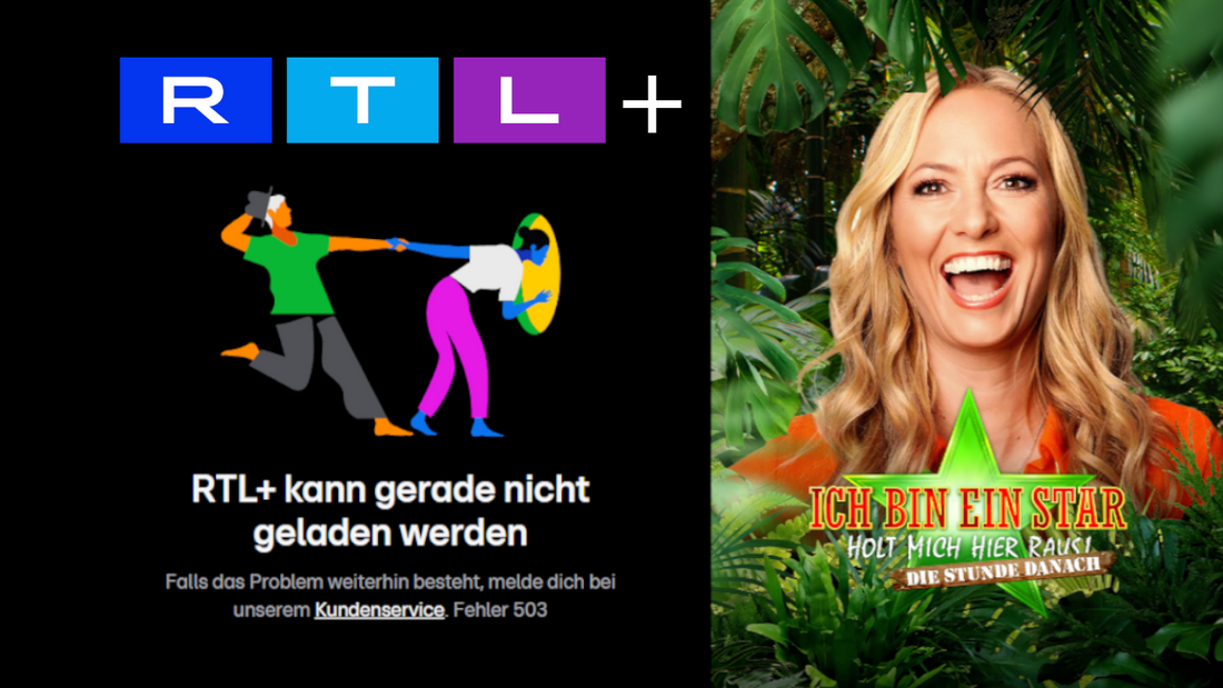 RTL+ Panne: Livestream nicht erreichbar - Dschungelcamp Stunde danach!