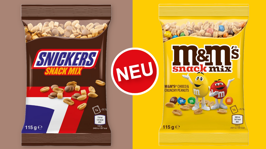 Snickers und M&M Snack Mix: Zwei leckere Sorten für Snackliebhaber