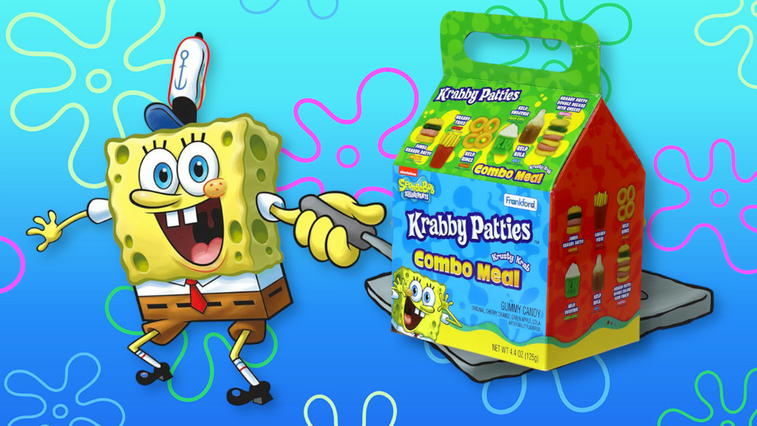 SpongeBob Schwammkopf Krosse Krabbe Gummibärchen Menü