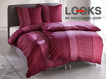 Mako-Satin Bettwäsche 135x200cm Beere Rose Ornament Looks by Wolfgang Joop
