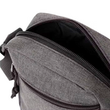 Saskhi Umhängetasche Schultertasche Grau Crossbag Kleine Tasche für Unterwegs