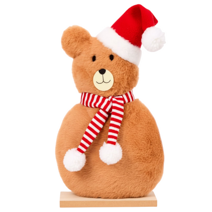 Bären Teddybär Figur 30 cm Weihnachtsdeko Dekofigur