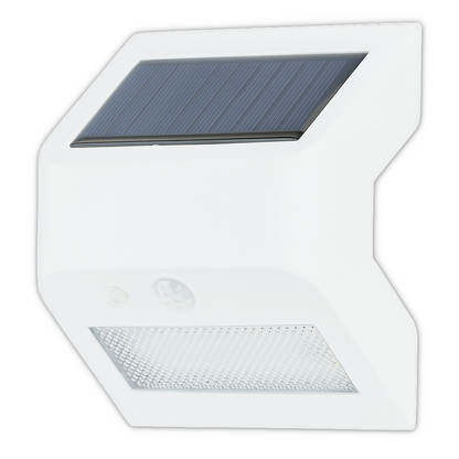 Casalux LED Solar Wandleuchte Außen Bewegungsmelder IP44 Kaltweiß Lampe