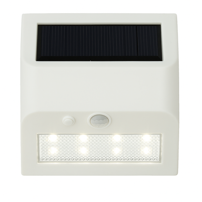 Casalux LED Solar Wandleuchte Außen Bewegungsmelder IP44 Kaltweiß Lampe