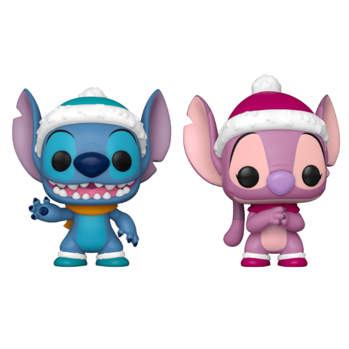 Funko POP! - 2 Pack - Stitch und Angel Weihnachts Special Edition