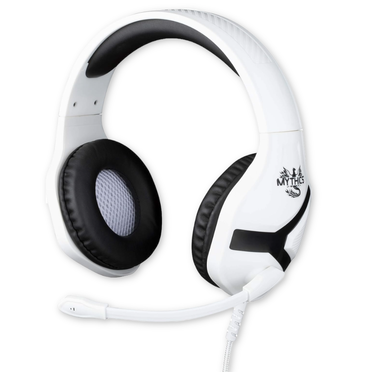 KONIX Gaming Headset Weiß Kabel 3.5mm Klinke für PS5/PC/Xbox One
