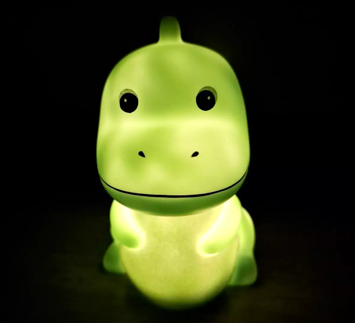 LED Nachtlicht Dinosaurier Grün - Kinderzimmer Deko Lampe, Geschenk für Kinder