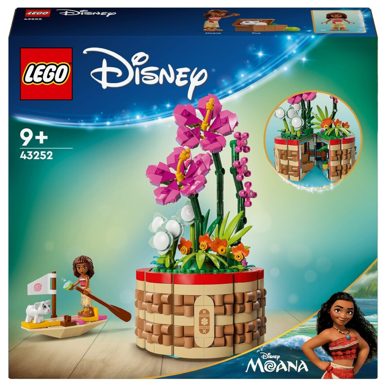 LEGO 43252 - Disney Princess: Vaianas Blumentopf - Seltenes Set