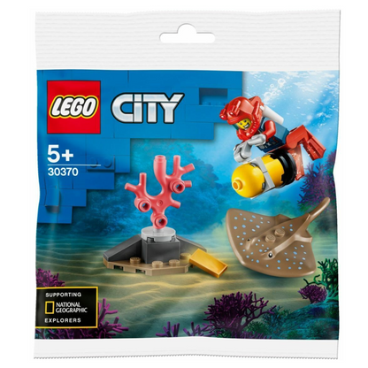 LEGO City 30370 - Tiefseetaucher mit Rochen Polybag