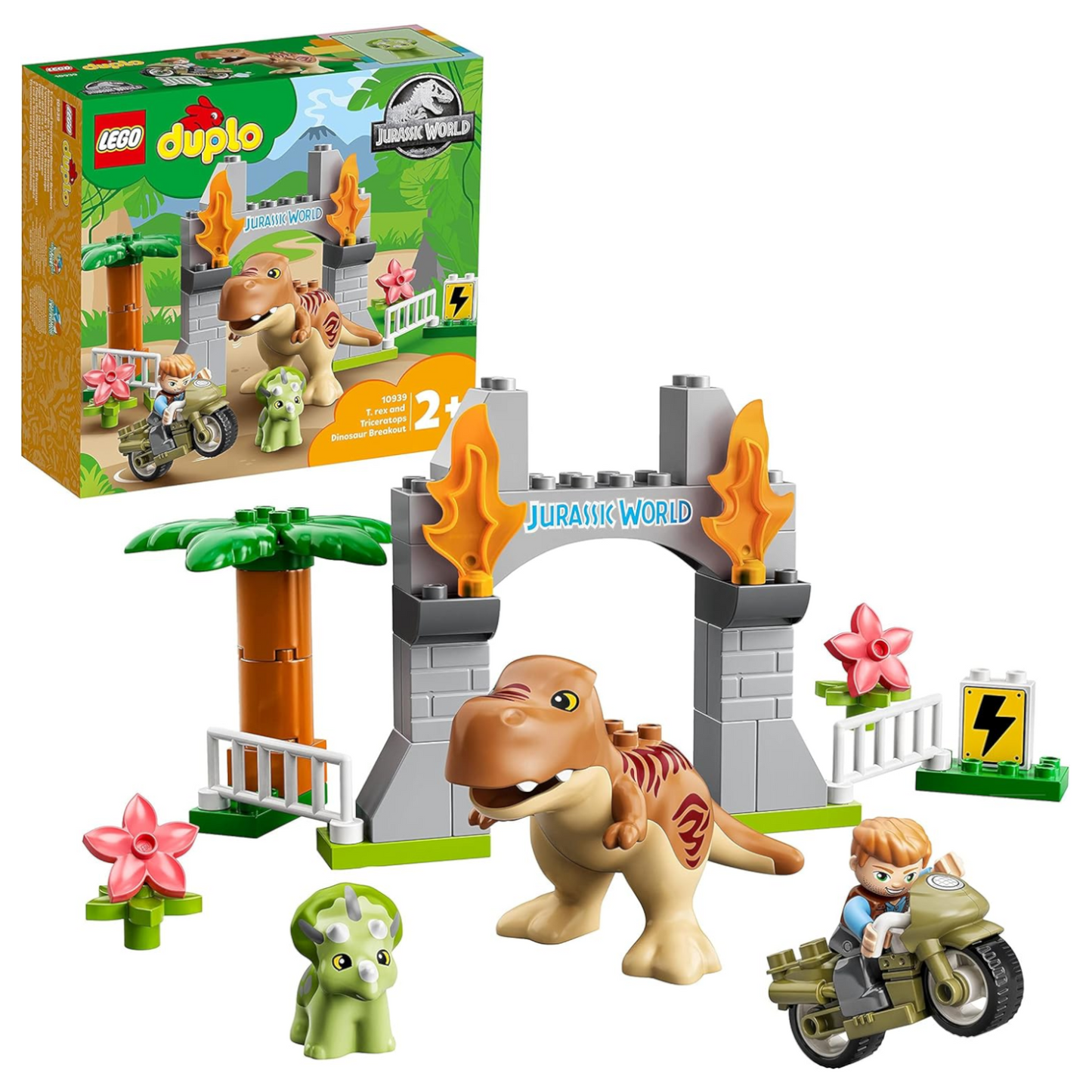 LEGO Duplo 10939 - Ausbruch des T. rex und Triceratops - Jurassic World
