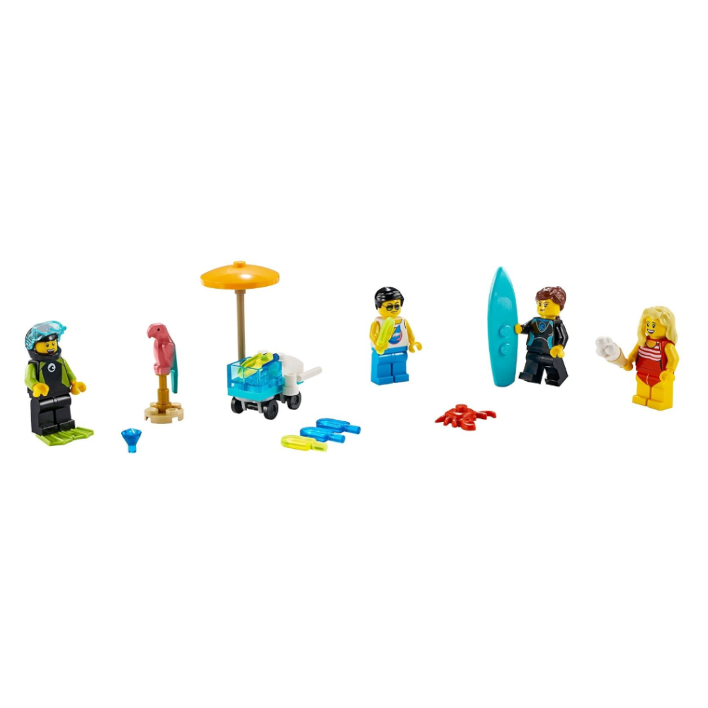 Lego Strand Sommer Urlaub Minifiguren