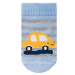 3 Paar Baby Söckchen Socken Gr. 15-18 Jungen Bio-Baumwolle Auto Katze Nashorn