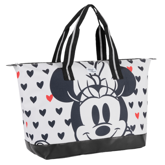 Minnie Mouse Shopping Bag Herzen Handtasche Strandtasche Tragetasche Disney