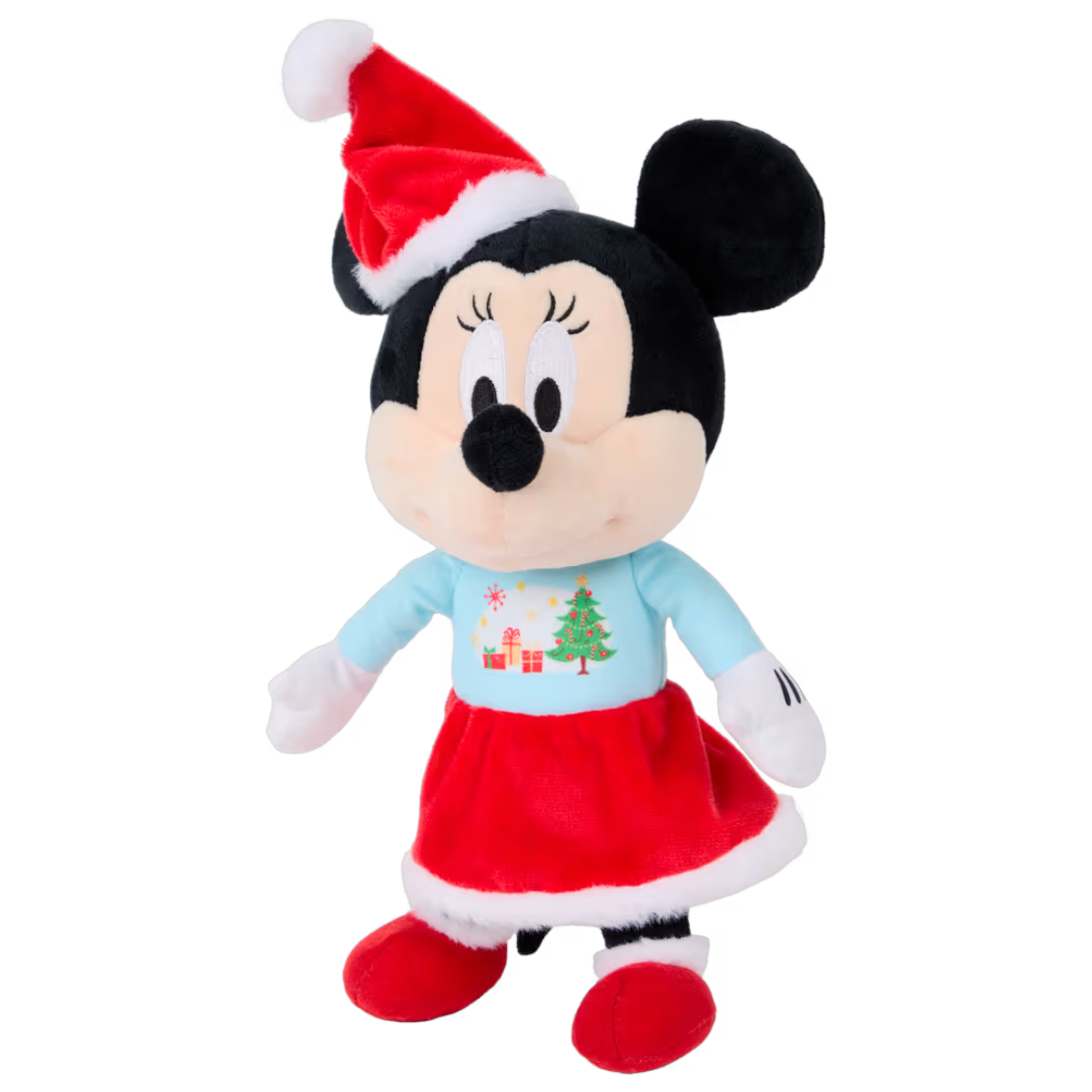 Minnie Mouse mit Weihnachtsmütze Kuscheltier 35cm Geschenkidee