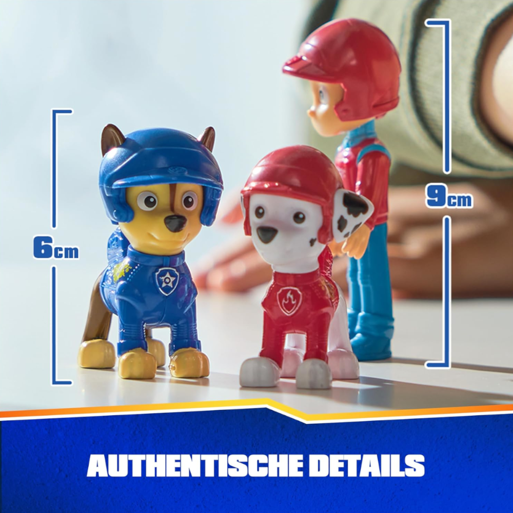 Paw Patrol Rescue Wheels - 7 Hundefiguren Geschenkset Spielzeug ab 3 Jahren