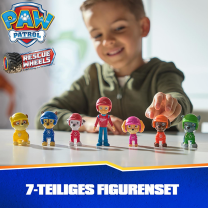 Paw Patrol Rescue Wheels - 7 Hundefiguren Geschenkset Spielzeug ab 3 Jahren