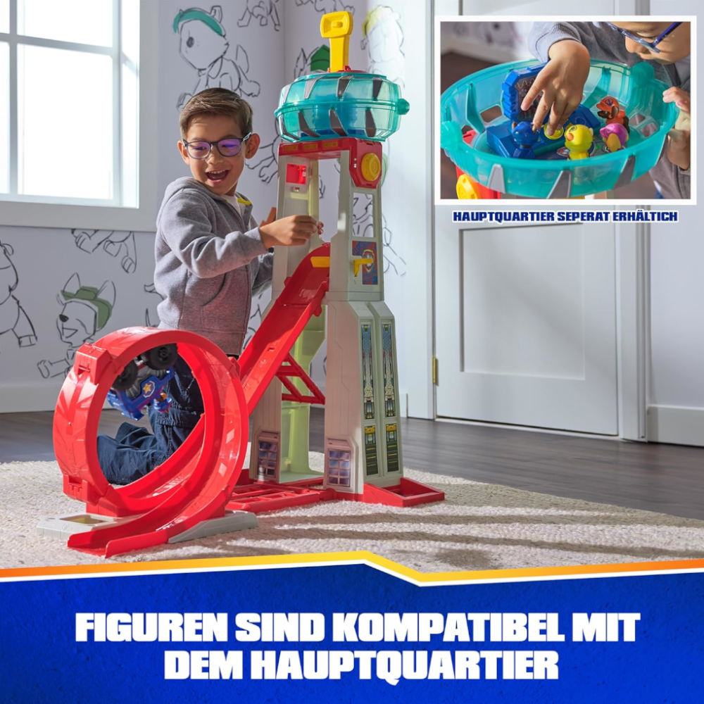 Paw Patrol Rescue Wheels - 7 Hundefiguren Geschenkset Spielzeug ab 3 Jahren